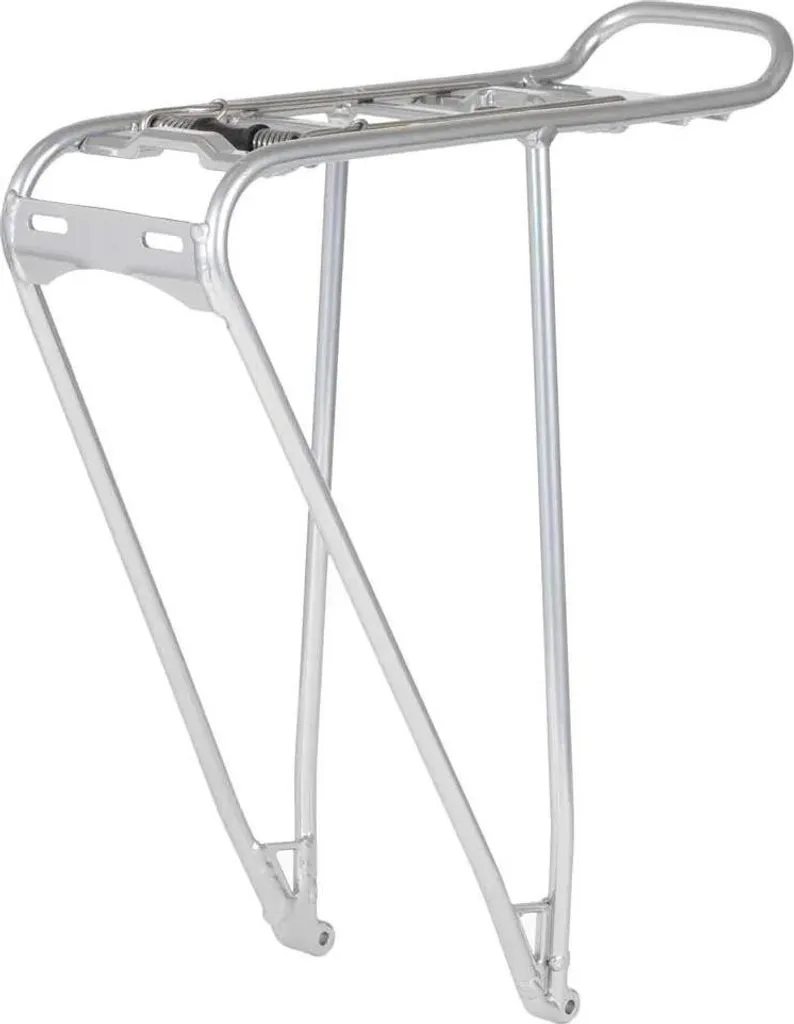 Porte-bagages de vélo arrière 28'' Atranvelo Tour Lite Avs Argenté