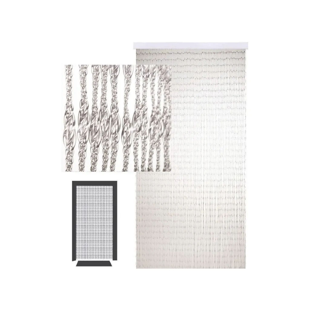 Rideau de porte à fils 90x200 cm idéal pour séparer vos pièces déco