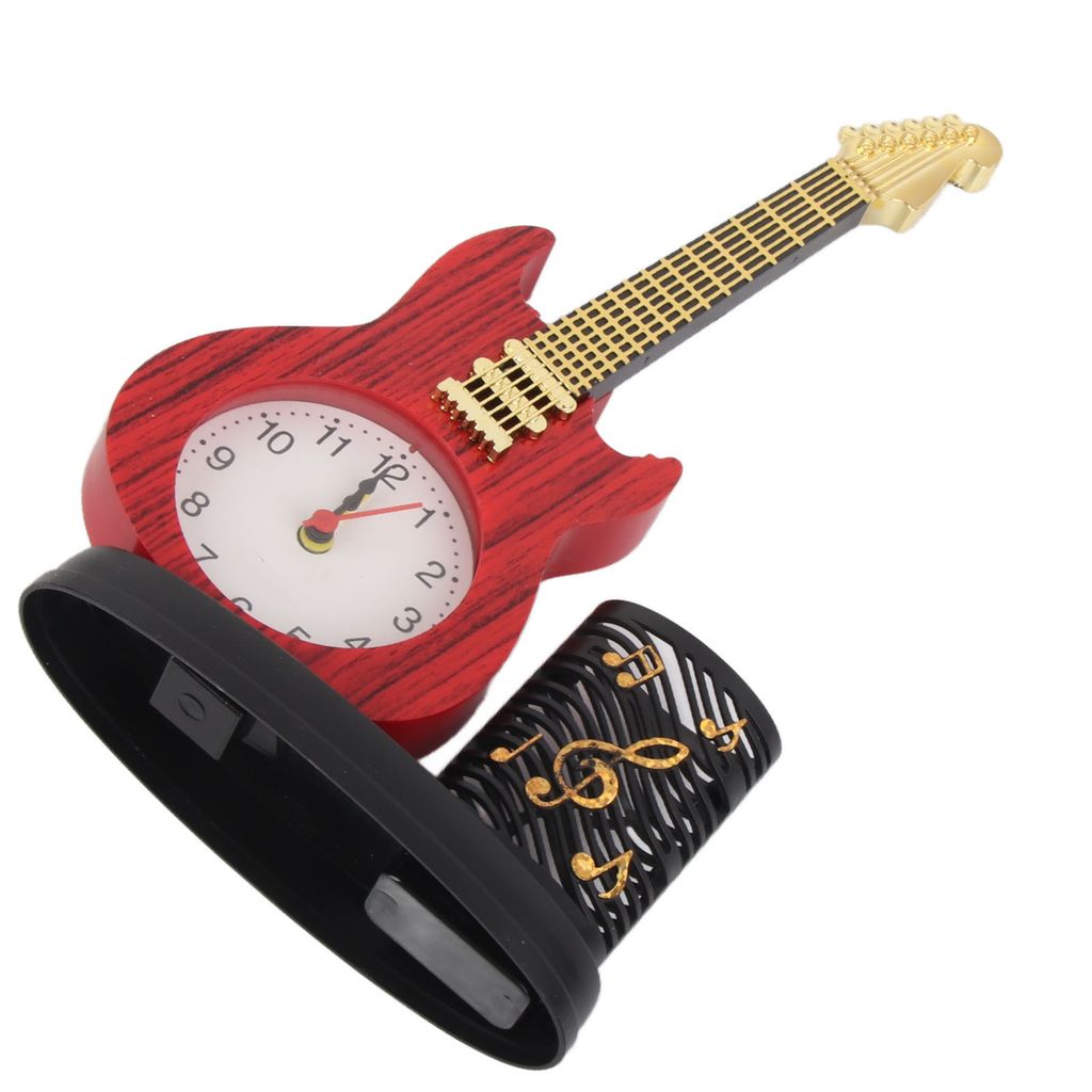 Vintage Desk Clock,Alarm Clock with Pencil Holder,Instrument Alarm Clock,Mechanical Alarm Clock,Desk Alarm Clock,Student Alarm Clock,Analog Alarm C...