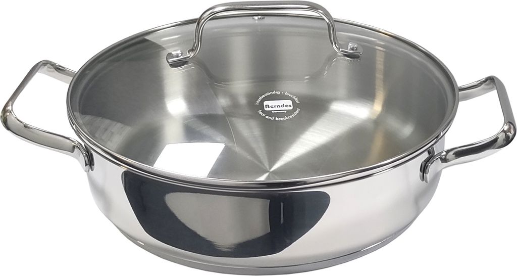 Servierpfanne mit Glasdeckel 28 cm b.brilliant Special Produktbild 