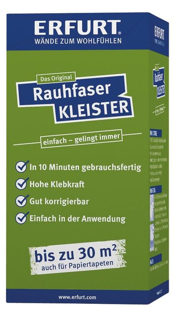 Erfurt Kleister für Rauhfasertapeten 200 g Produktbild 