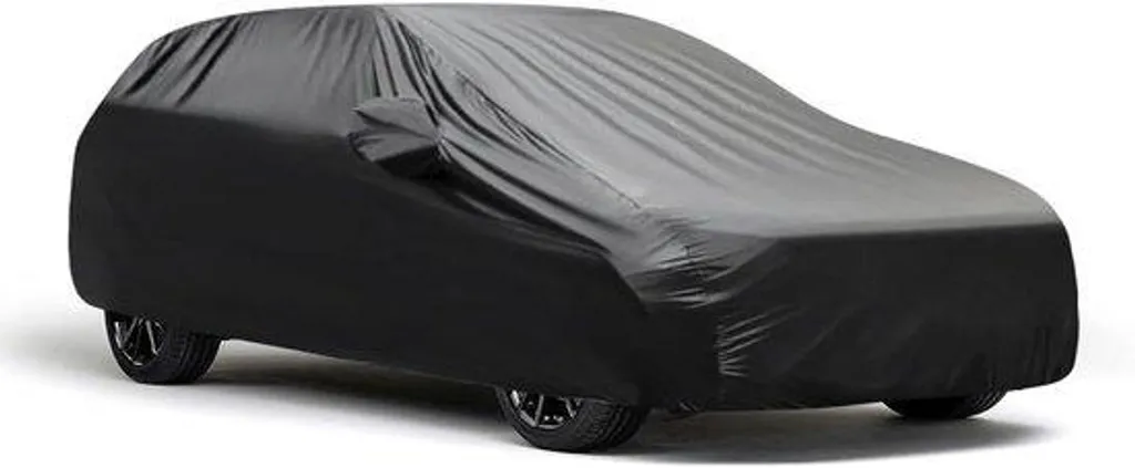 Couverture de voiture extensible noire 460-490 cm imperméable robuste