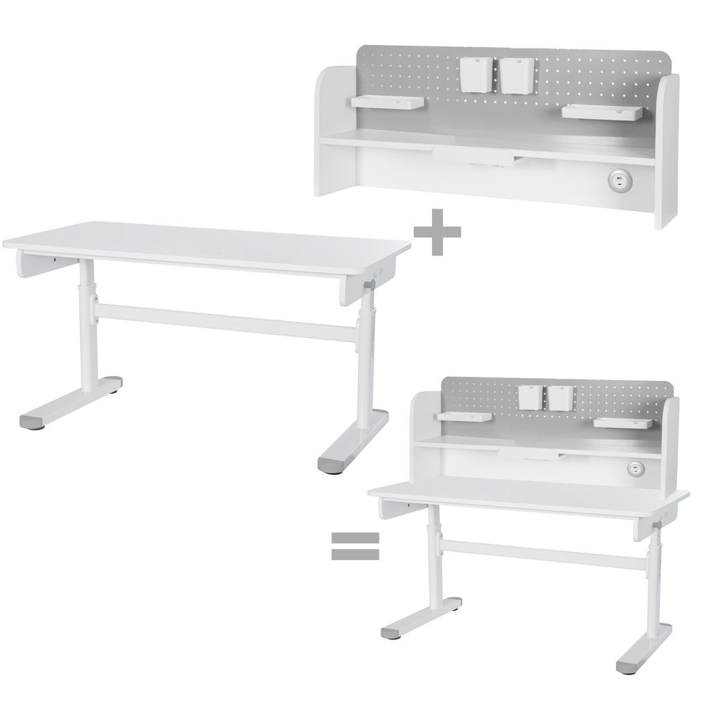 roba Kinderschreibtisch Smart Grow Basic mit Aufsatz 110x60 Produktbild 