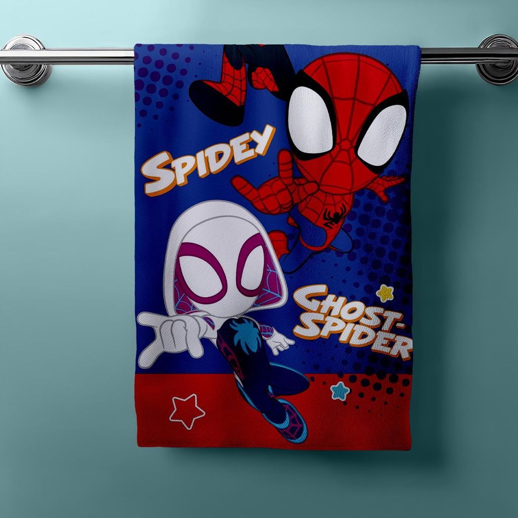 Spidey Duschtuch Badetuch Strandtuch 70 x 140 cm 100% Produktbild 
