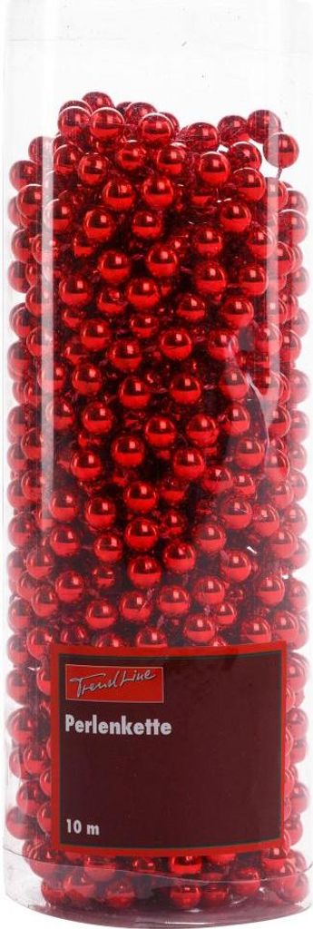 TrendLine Perlenkette bruchfest, langlebig 10 m rot Produktbild 