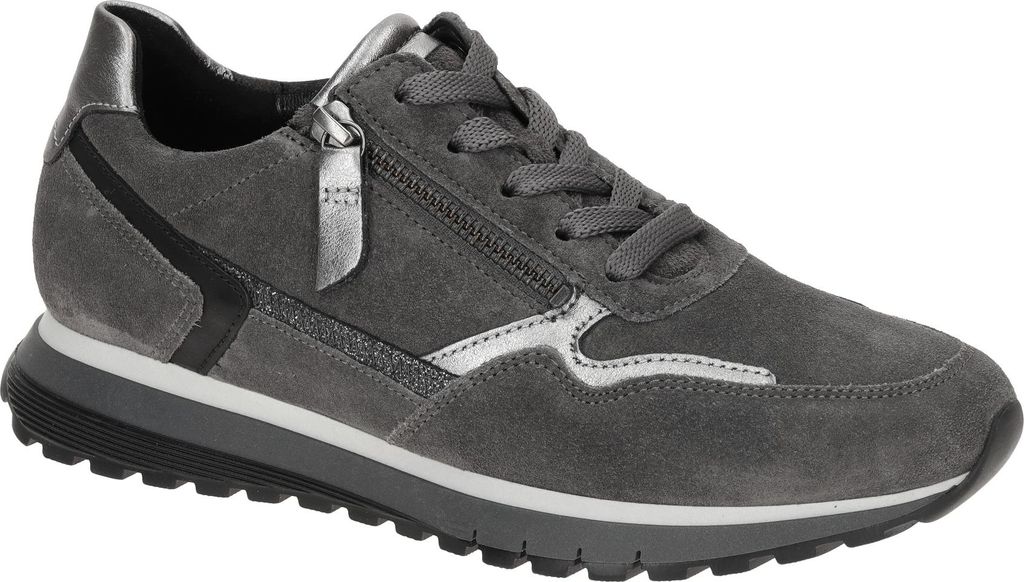 Gabor TURIN Damenschuhe - Halbschuhe - Sneaker grau Freizeit NEU