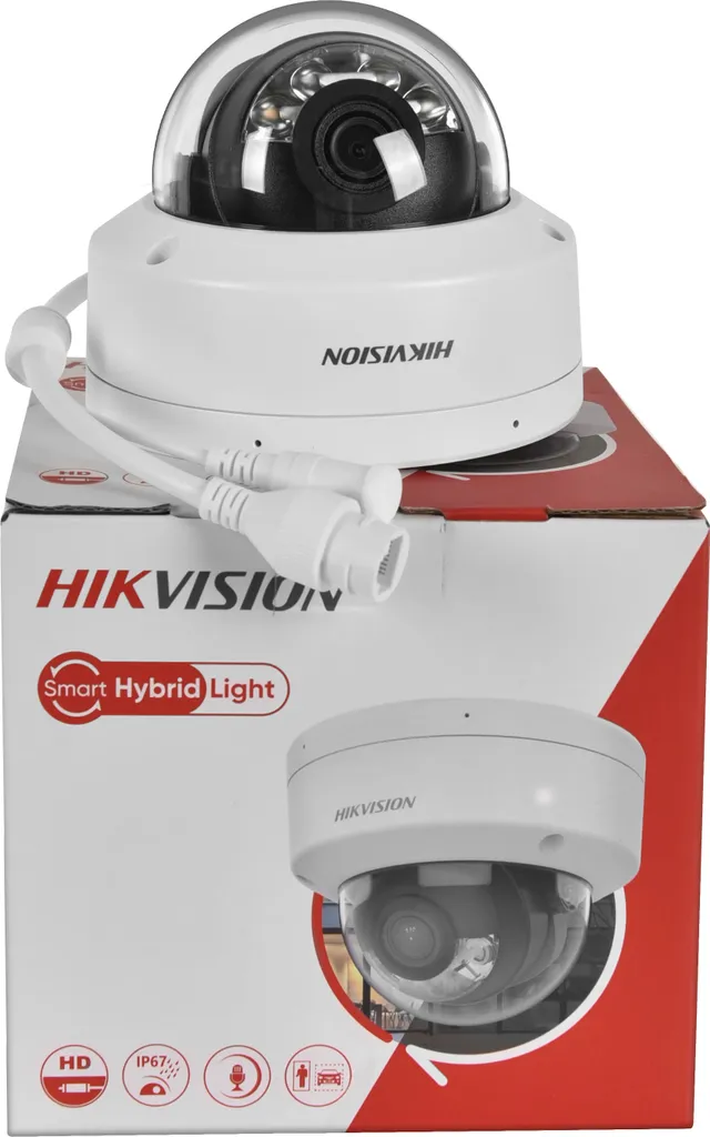 Caméra dôme IP 8MP Hikvision DS-2CD1183G2-LIUF 2.8mm nocturne couleur