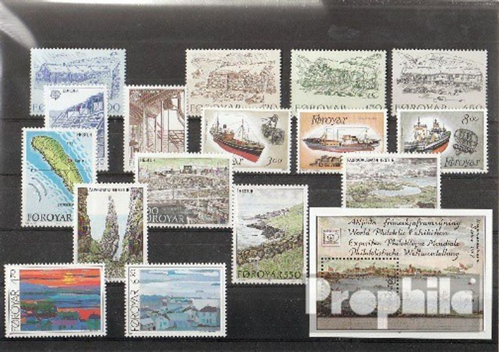 Briefmarken Dänemark - Färöer 1987 1987 postfrisch