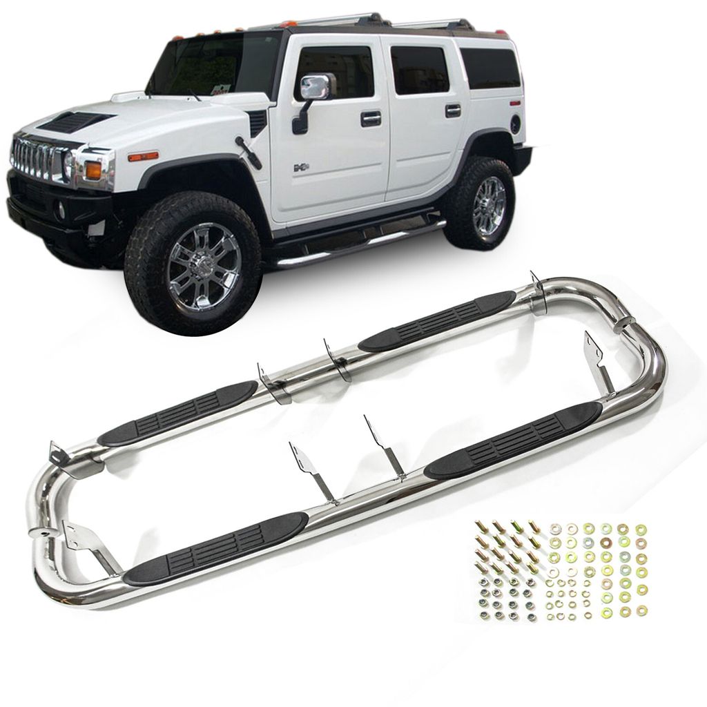 J&J Automotive | Boční nerezové rámy pro Hummer H2 Obrázek produktu 