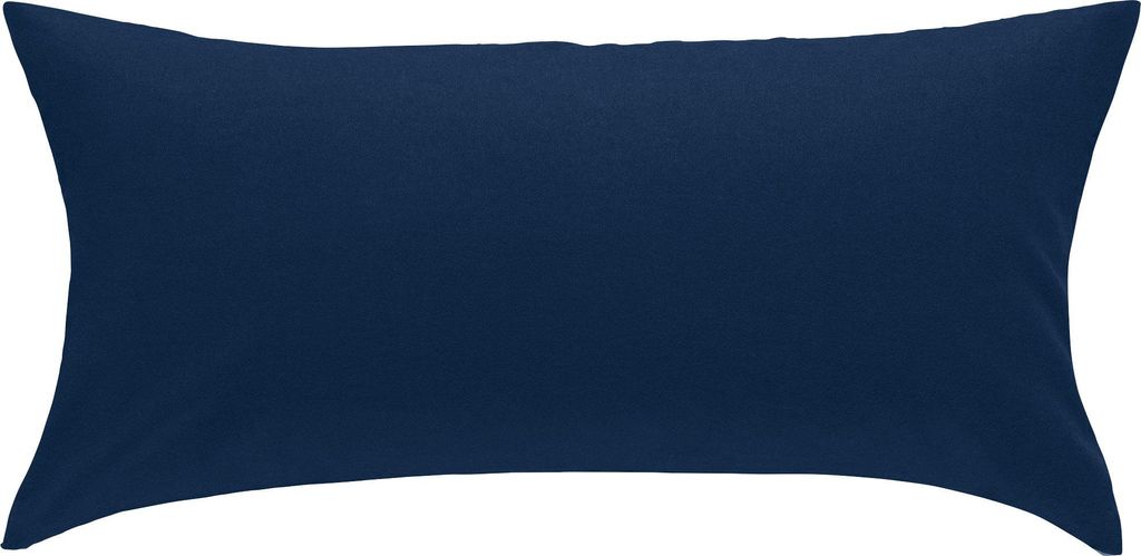 Erwin Müller Kissenbezug Nördlingen" dunkelblau 40x80 cm"