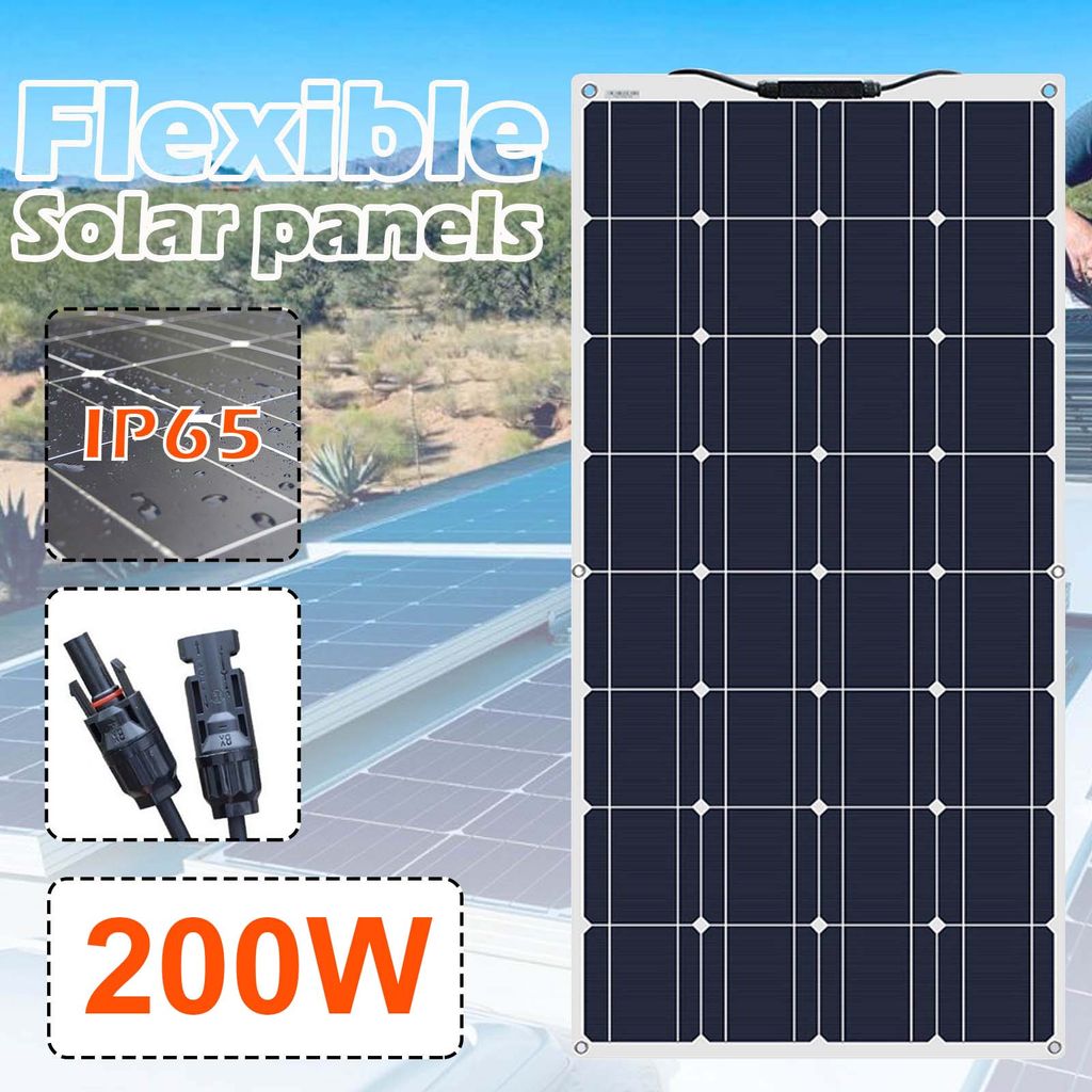 Gliese 200W 12V Faltbar Tragbar Solarpanel