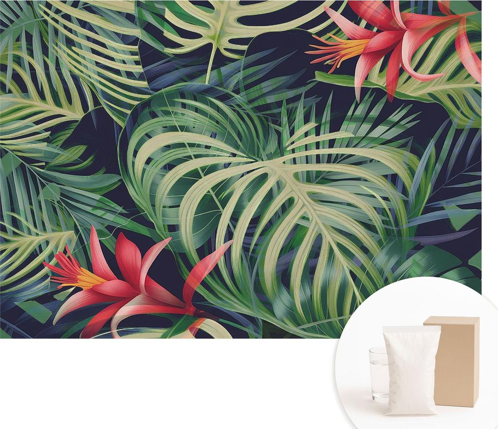 Fototapete - Wandbilder für Wohnzimmer - 208x146 cm - Dekorative Wandfolie - Modernes Design für Wanddekoration - Tapeten für Innenräume - Exot...