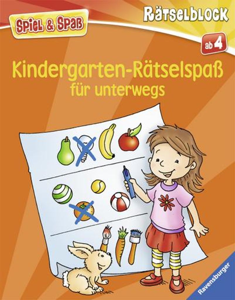 Kindergarten-Rätselspaß für unterwegs Immagine del prodotto 
