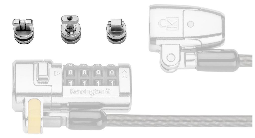 Kensington ClickSave Verankerung 3-in-1  T-Bar-Wedge-Nano Produktbild 