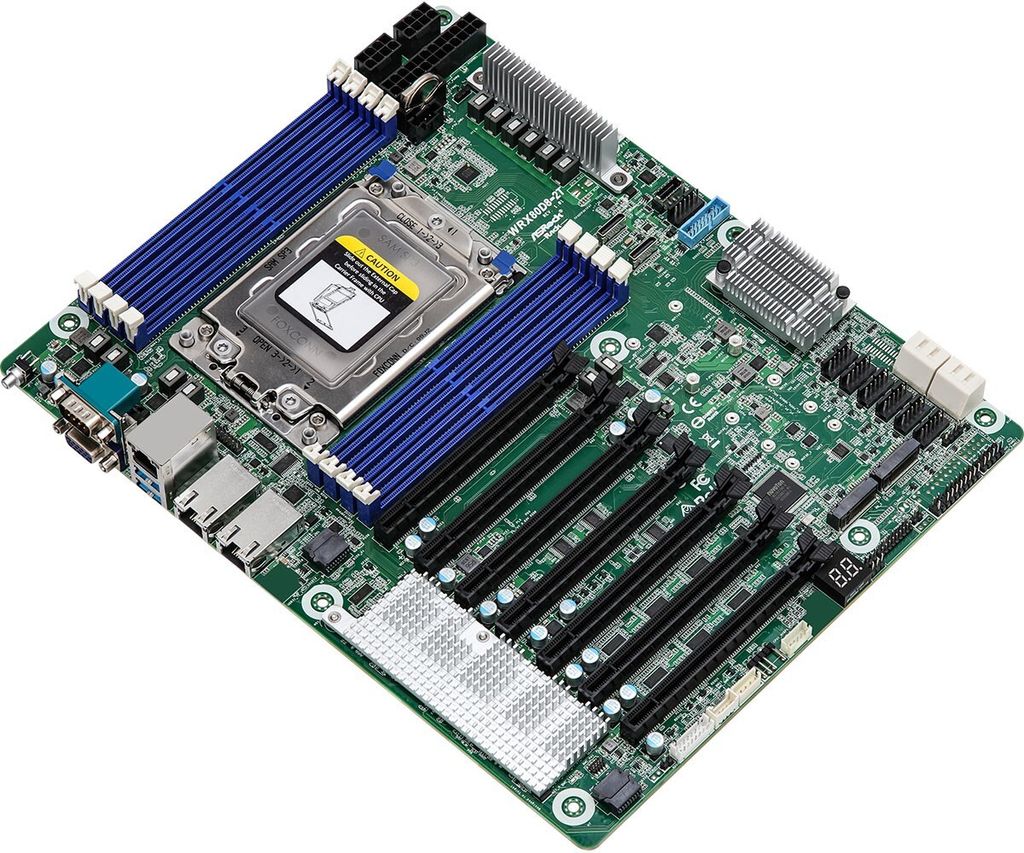 ASRock Mainboard WRX80D8-2T für AMD Ryzen Threadripper PRO 3000WX Sockel SP3 (WRX80D8-2T)