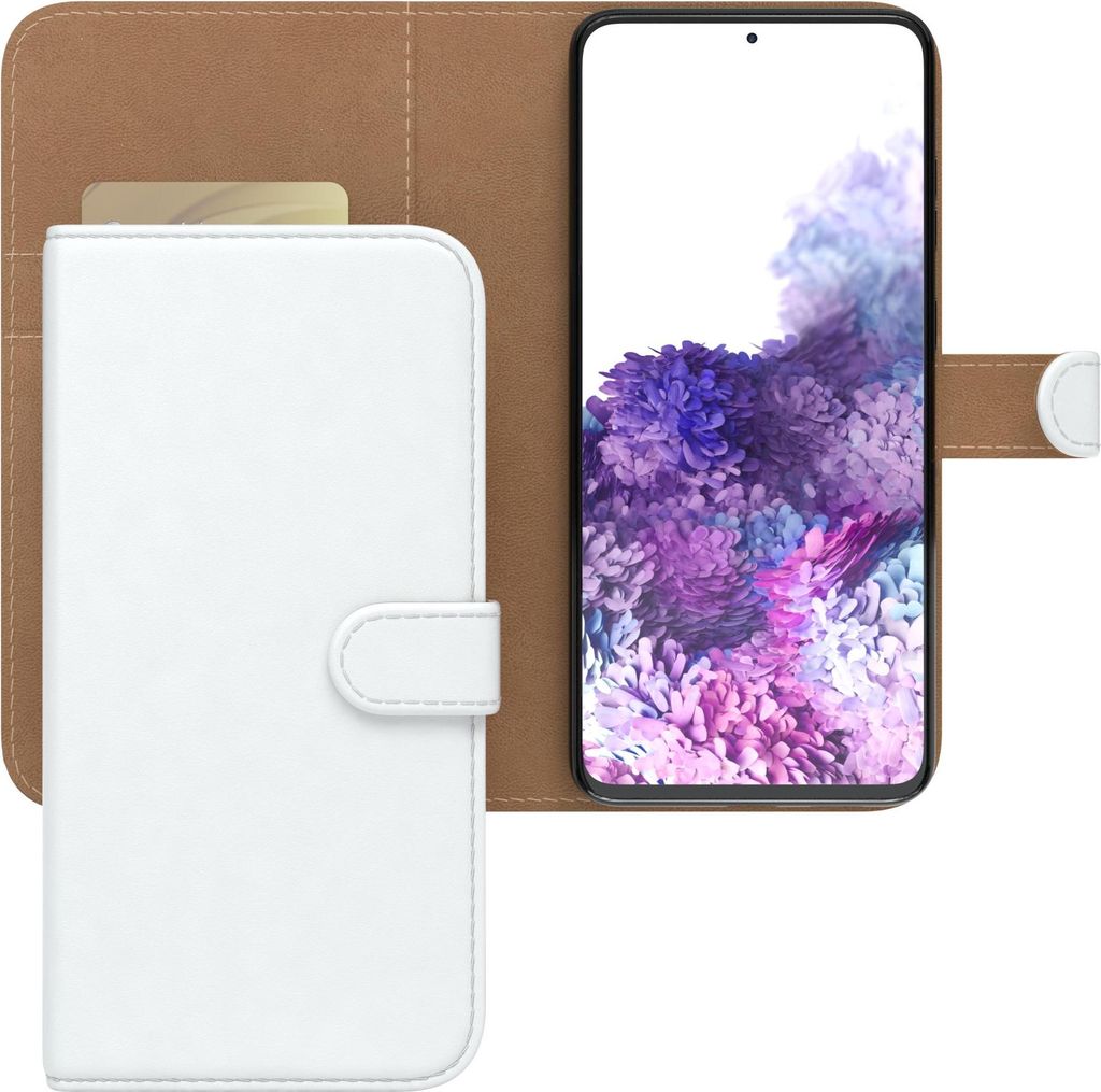 EAZY CASE Business Hülle für Samsung Galaxy S20 Plus / S20 Plus 5G klappbar, Premium Kunstleder Handyhülle mit Kartenfach