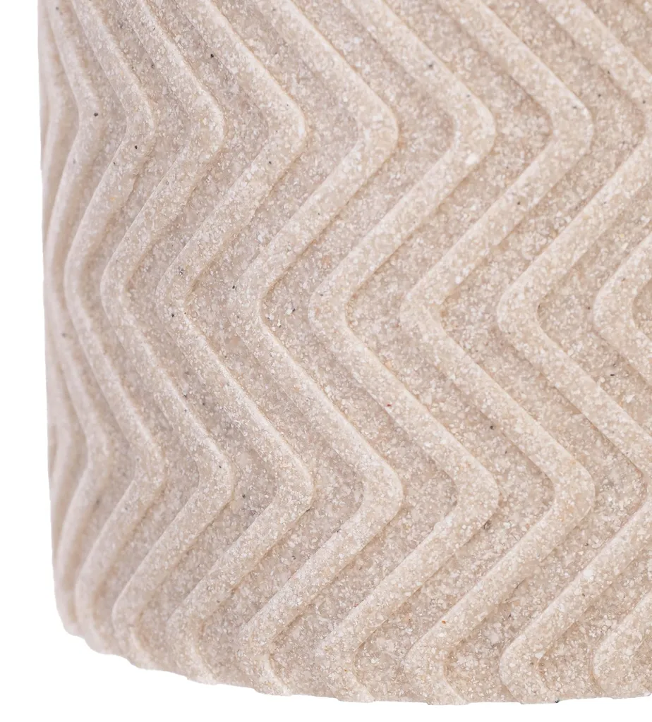 Distributeur savon pompe anti-gaspillage KADAX en polyrésine beige durable - 9