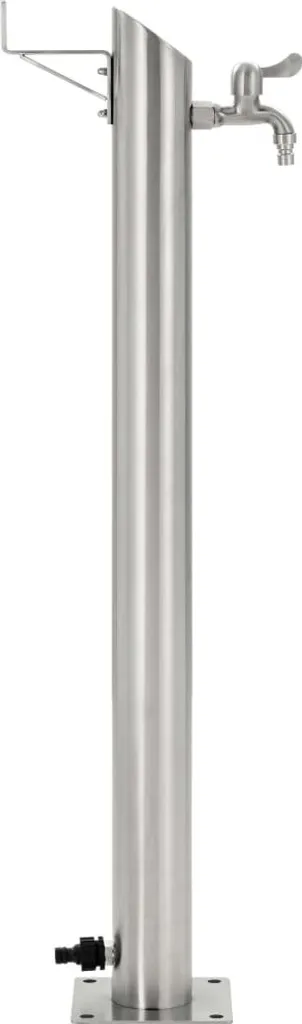 Point d'eau extérieur colonne inox 95 cm pour éviter de se baisser