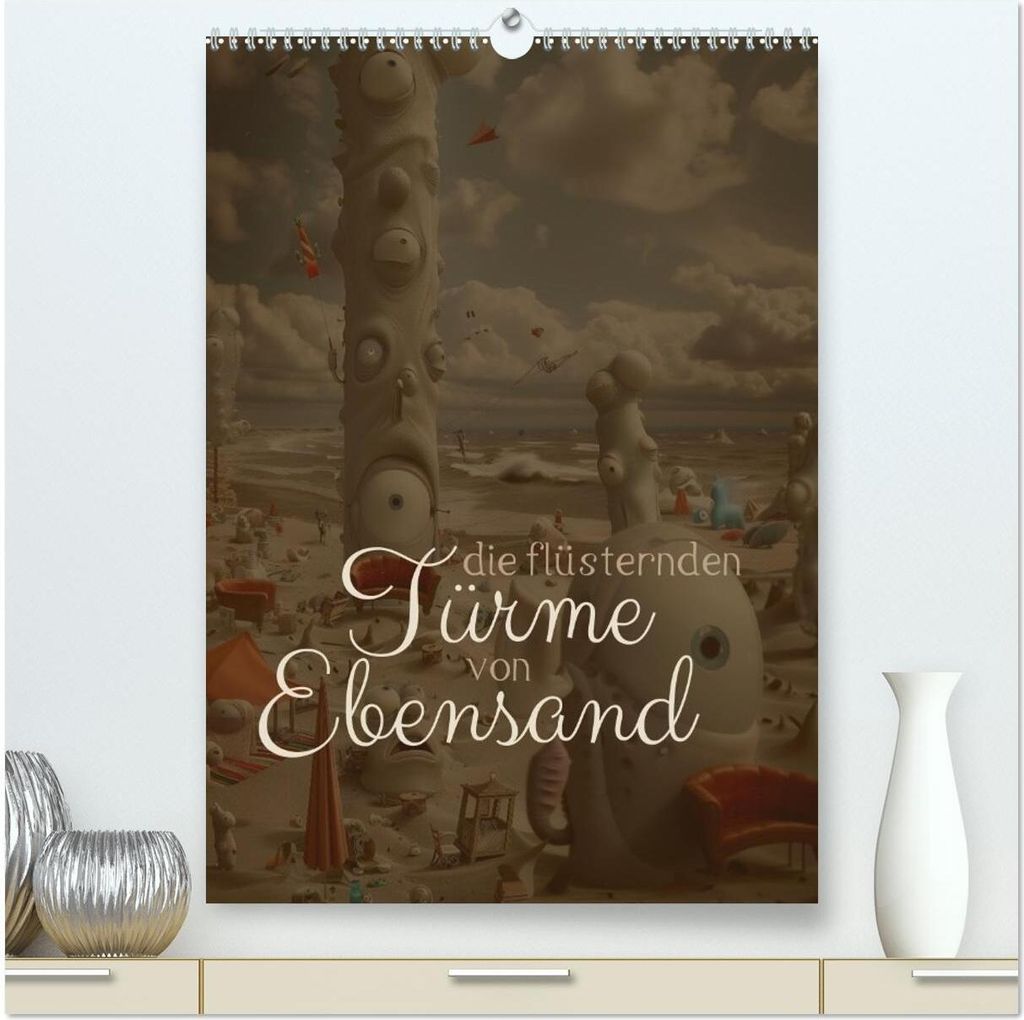 Die Flüsternden Türme von Ebensand (hochwertiger Premium Wandkalender 2026 DIN A2 hoch), Kunstdruck in Hochglanz