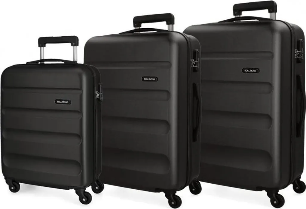 Bagages ROLL ROAD Flex Noir Haute Résistance 3 Tailles 55 65 et 75 cm
