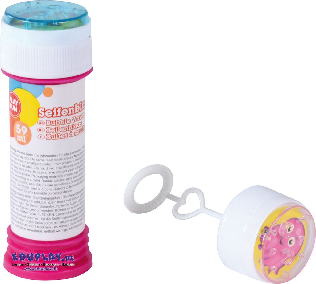 EDUPLAY 130291 Bańki mydlane z puzzlami w zakrętce, 59 ml Zdjęcie produktu 