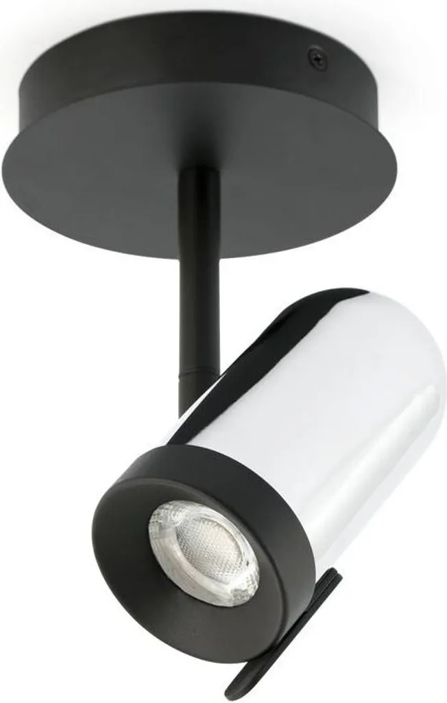 Lampada Soffitto Design Orleans Cromo Nero - Luce Atmosfera Interni