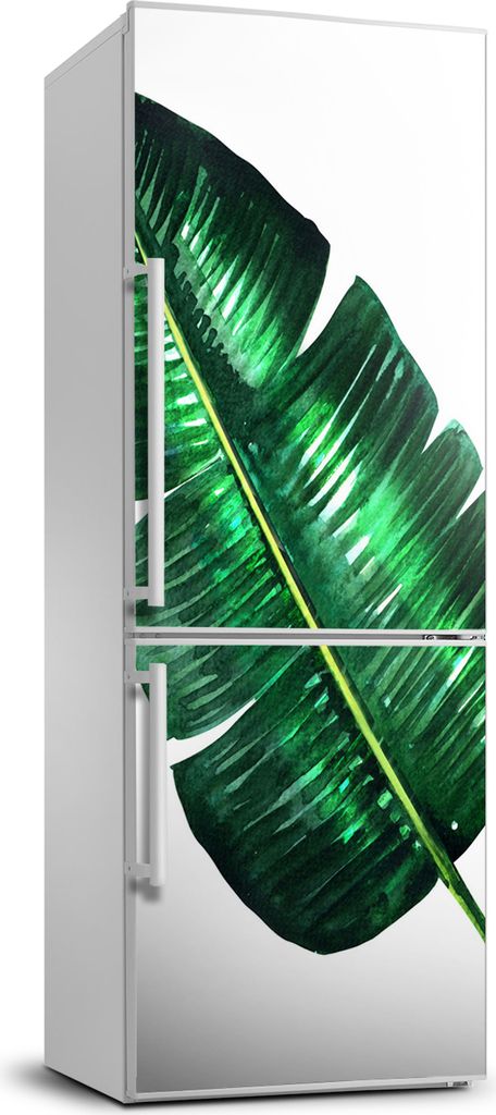 Tulup Kühlschrankdekoration - 70x190 cm - Aufkleber auf dem Kühlschrank - Bananenblatt