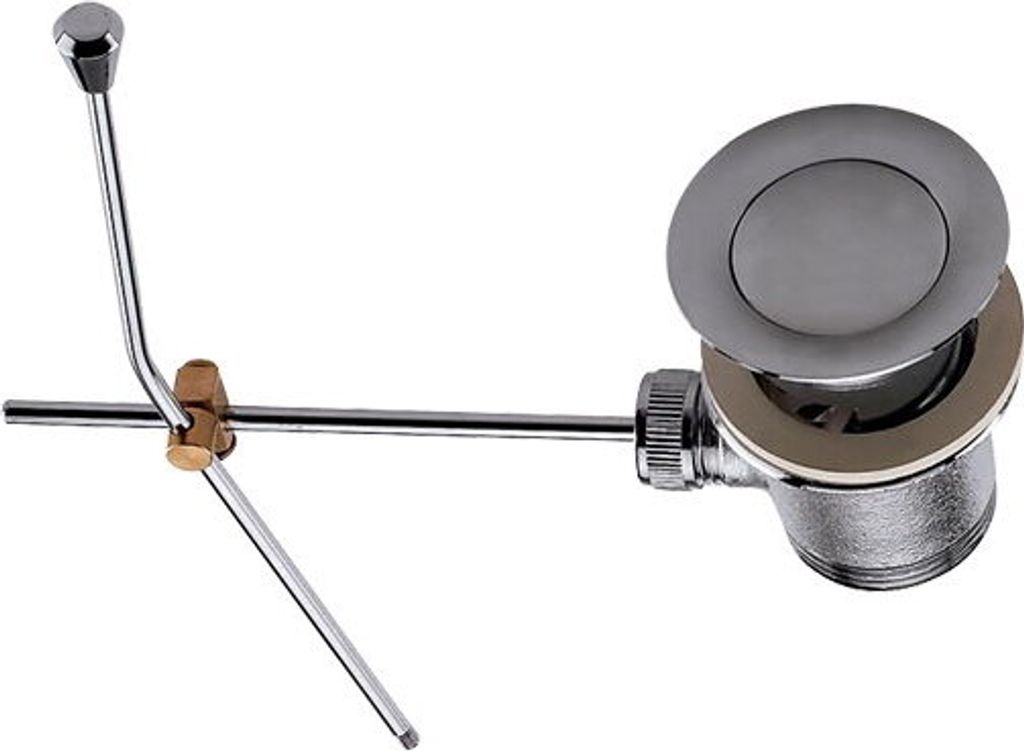 PaulGurkes Ablauf Garnitur mit Zugstange Metall Excenter