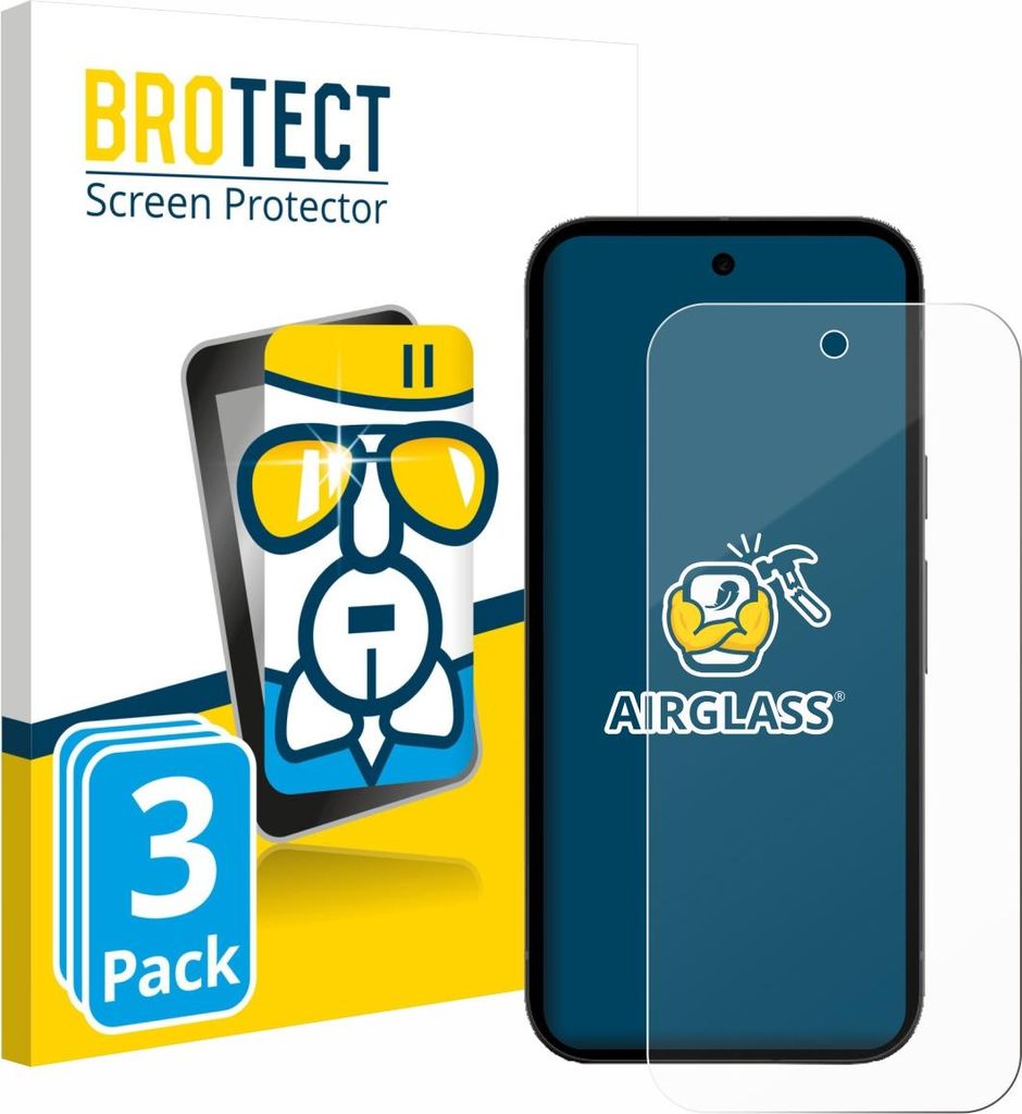 3x BROTECT Schutzglas für Google Pixel 10a Schutzfolie Produktbild 