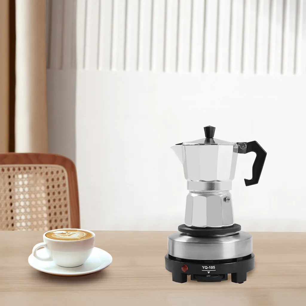 Cuisinière à espresso Moka 500W cafetière électrique anti-débordement
