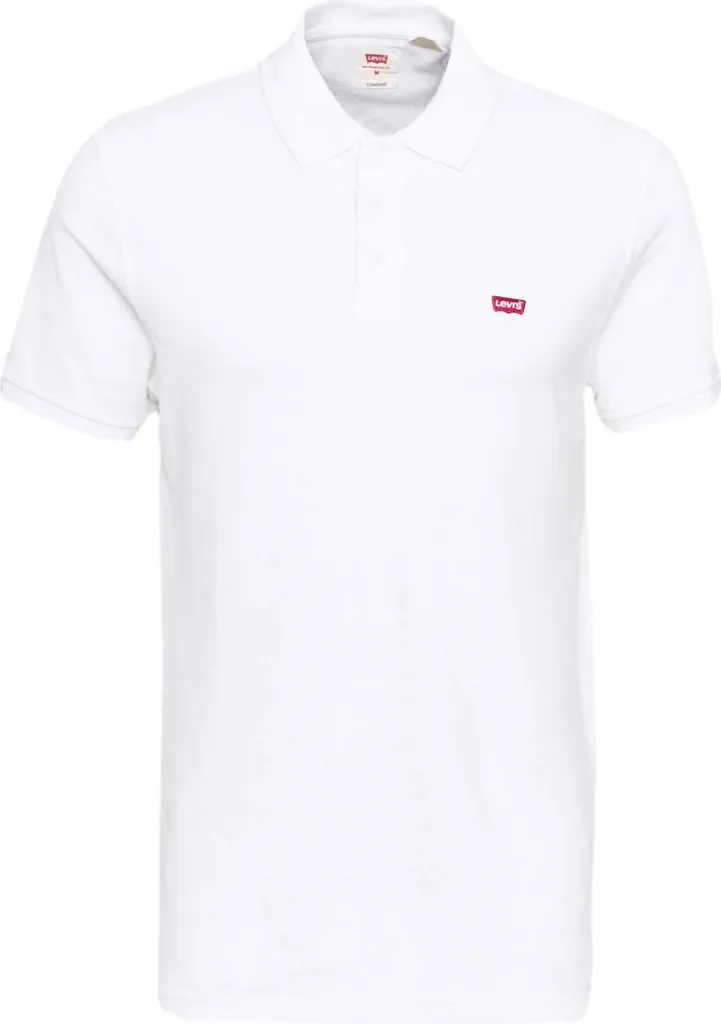Polo Levi's Manches Courtes Blanc pour un Look Casual Chic Taille S