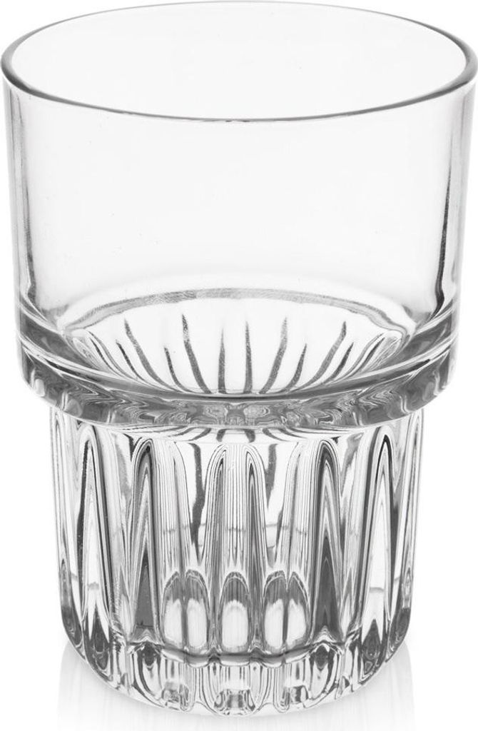 Verziertes Glas für Getränke, Wasser, Whisky, dekorativ, 320 ml