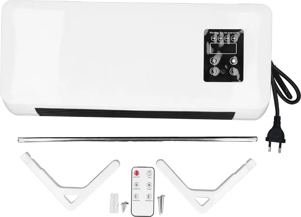 Chauffage Mural Tactile avec Deux Modes et Réglage Température 250V UE