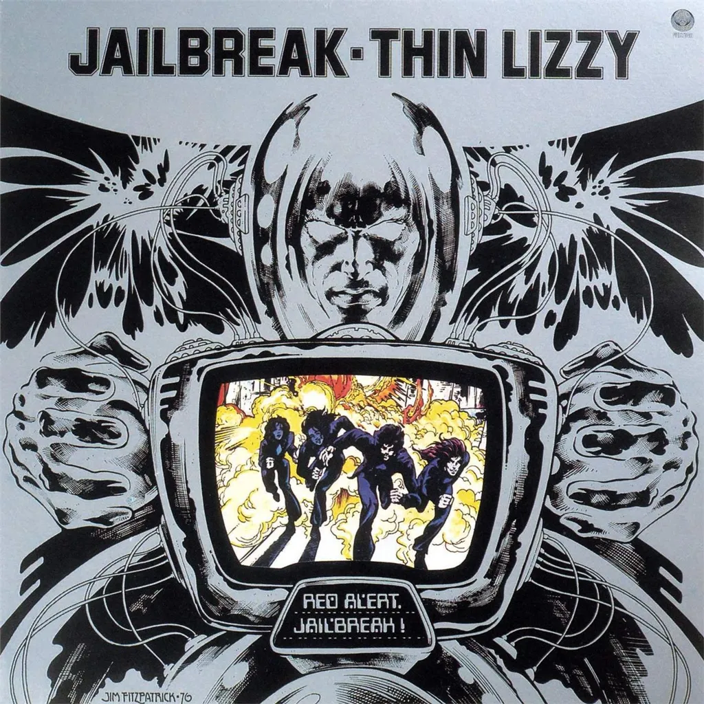Vinyle Thin Lizzy Jailbreak LP - Album Rock Culte Édition Vinyle Noir