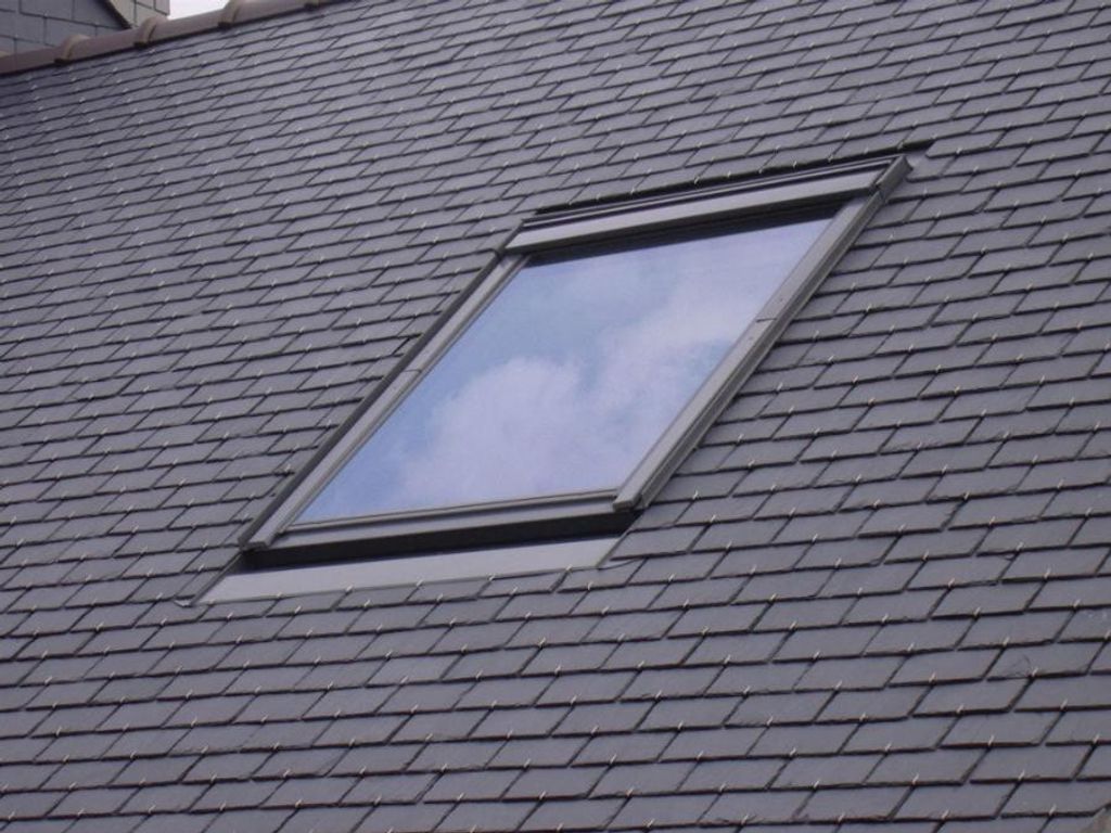 Raccord pour ardoises Gris VELUX 114x118 cm - encastré/ Image du produit 