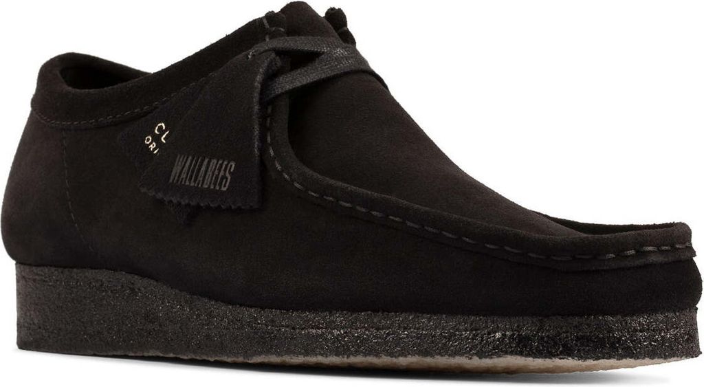 Clarks Originals Wallabee Wildlederschuhe, Schwarz 42 EU Produktbild 5