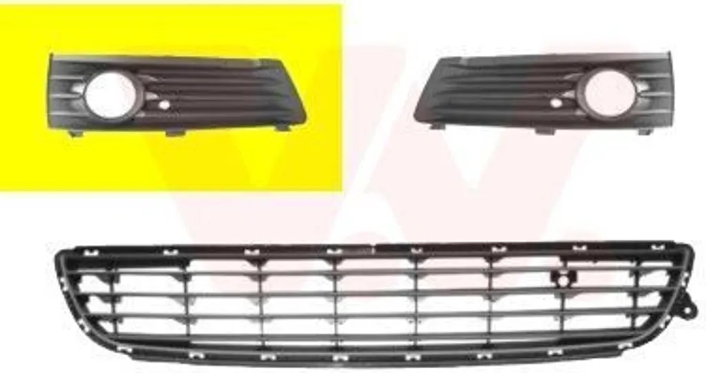 Grille de pare-chocs VAN WEZEL droite pour Opel Zafira B Family