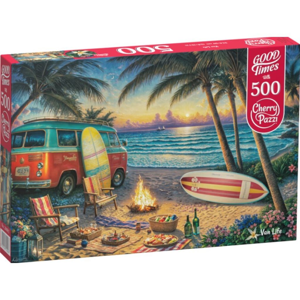 CHERRY PAZZI Puzzle Leben in einem Wohnwagen 500 Teile Produktbild 