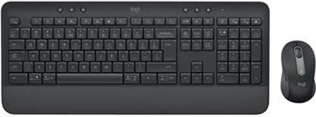 Logitech Signature MK650 Combo for Business - Tastatur-und-Maus-Set - kabellos - Bluetooth LE - QWERTY - Spanisch - Graphite