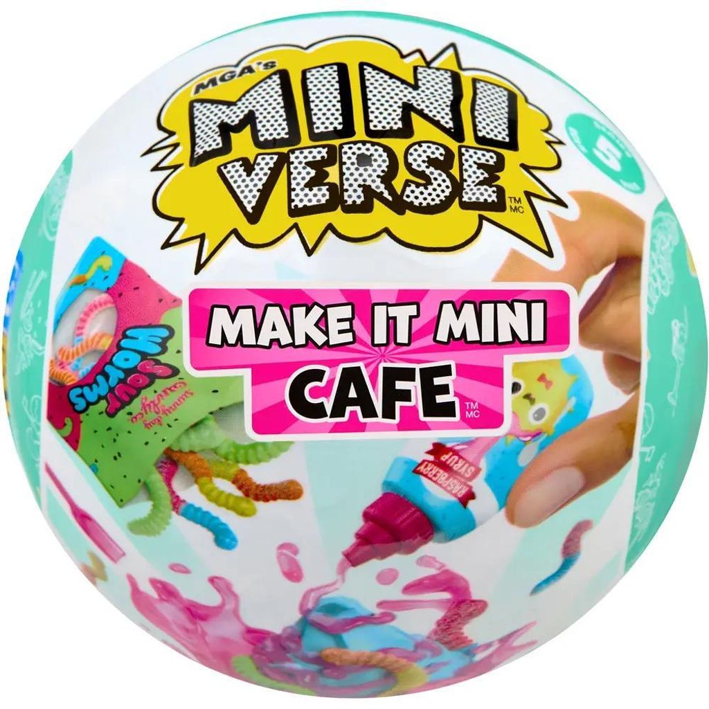 MGA Entertainment Miniatur Bastelset - Make It Mini Foods Cafe Serie 5 Spielzeug