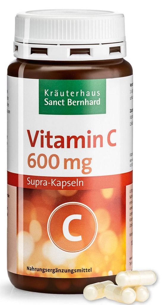 Sanct Bernhard Vitamin C 600 - 180 Supra-Kapseln Produktbild 