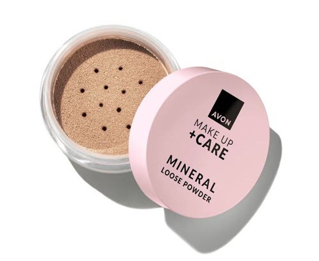AVON Loser Mineral-Puder Deep 6g für strahlende Haut mit leichter, aufbaubarer Abdeckung