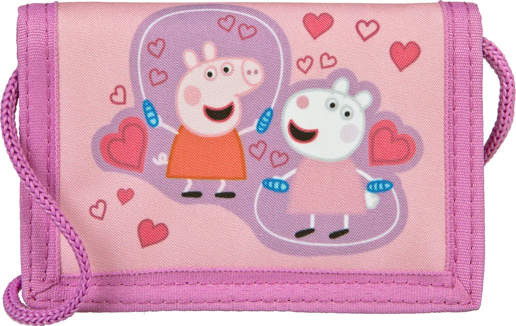 Borsetta Peppa Pig Rosa per Bambine - Tracolla Regolabile da Collo