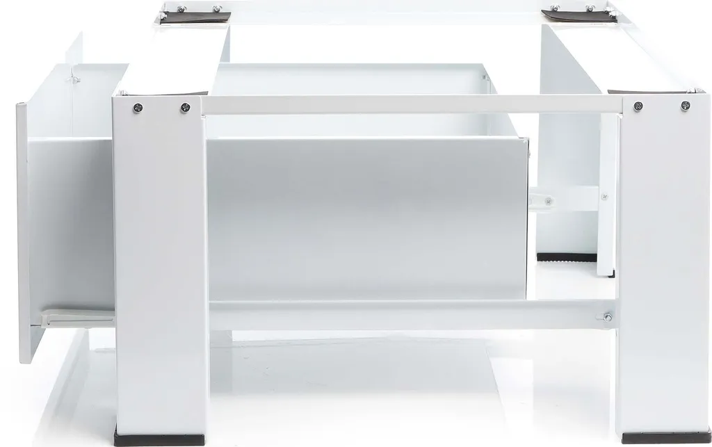 Socle Lave-linge avec Tiroir de Rangement Base Sèche-linge en Acier - 6