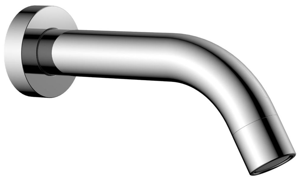 Sapho wanduitloop, rond, 174 mm, chroom Productafbeelding 