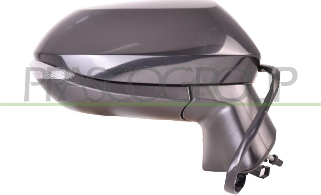 PRASCO TY0967315 Außenspiegel Seitenspiegel Rechts für TOYOTA Corolla XII Schrägheck (E210) Corolla XII Limousine (E210) Beheizt Konvex Grundiert