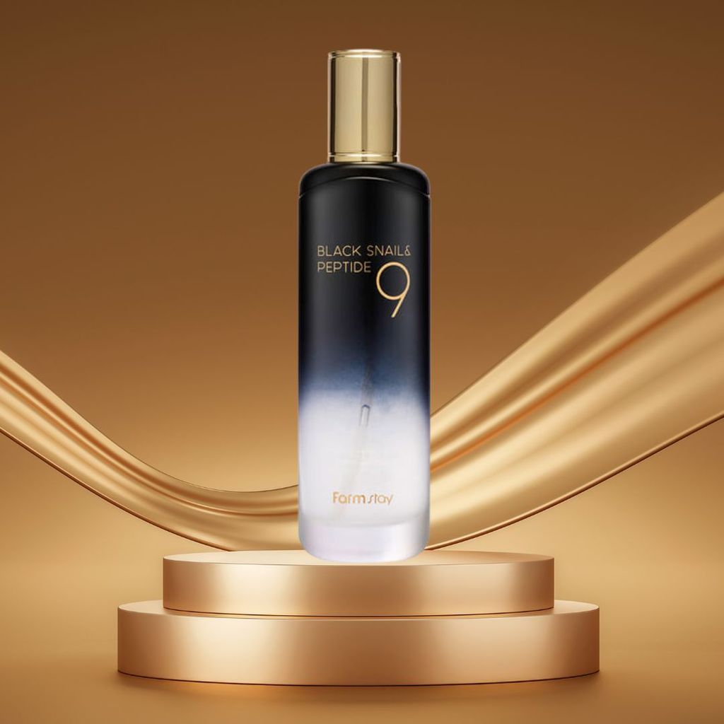 Farm stay Black Snail & Peptide 9 Perfect Toner 120 ml Produktbild 