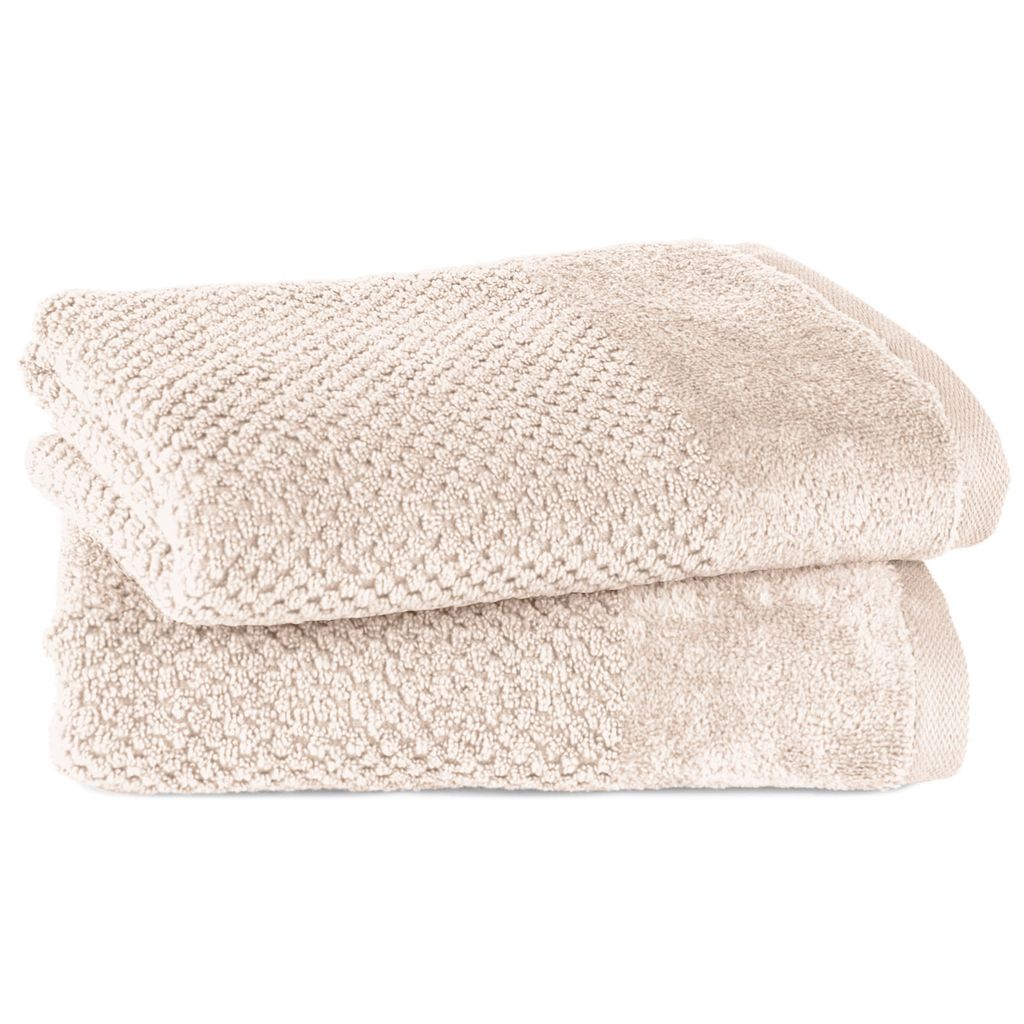 Pure Label 2-TLG Handtücher Set mit Aufhängeschlaufen aus Produktbild 