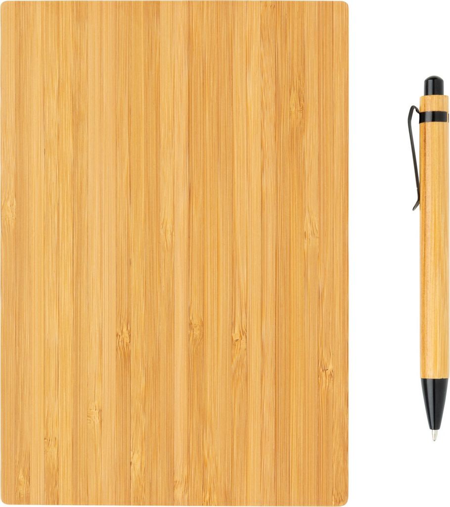 XD Collection - Notizbuch und Stift, Bambus, A5 Set XD664 (Einheitsgröße) (Braun)