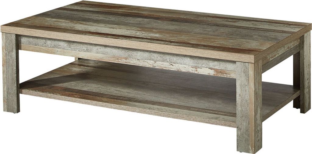 Couchtisch Vintage Driftwood Braun BRANSON-36, B/H/T ca. 130/40/65 cm